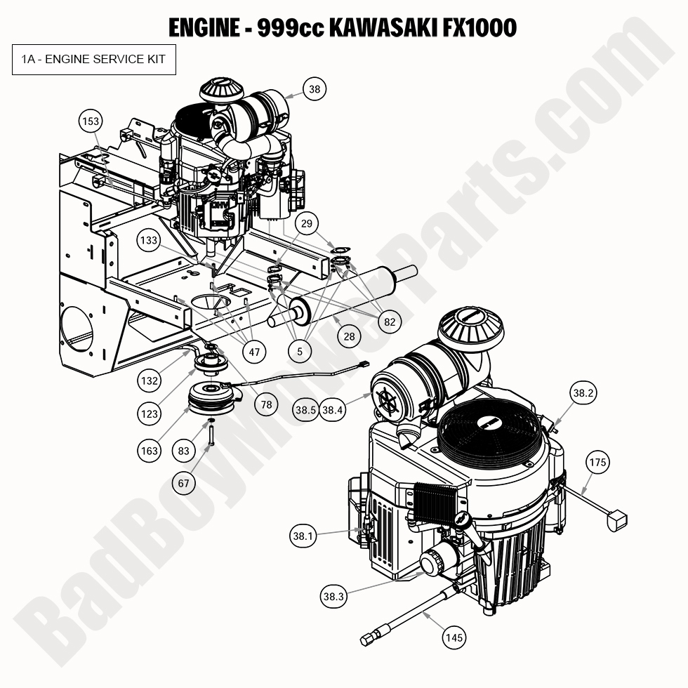 2020 Rebel Engine - 999cc Kawasaki FX1000